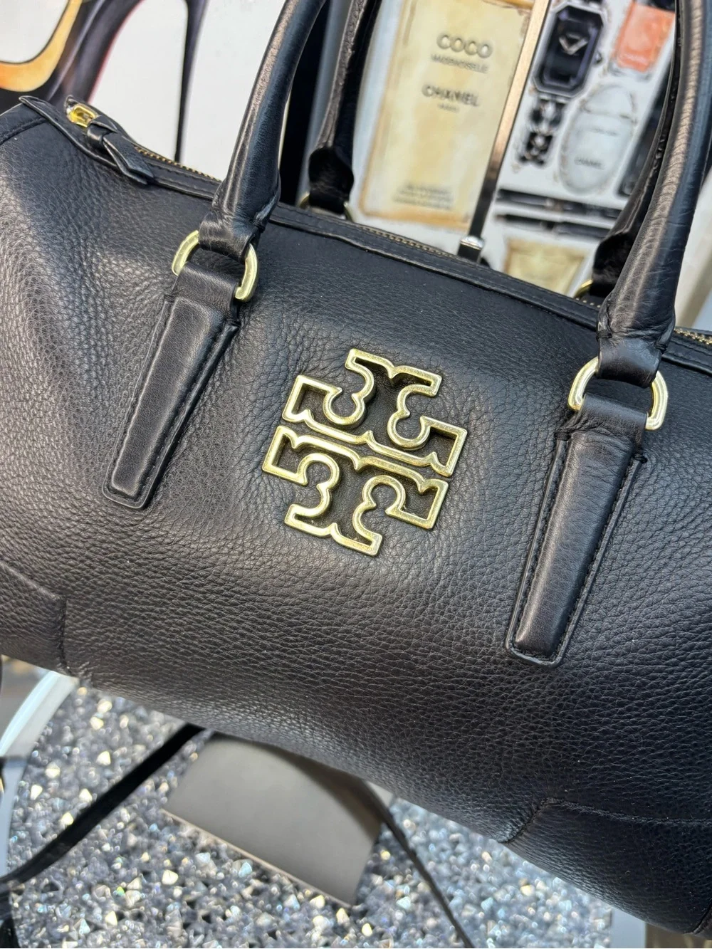 Tory Burch Britten Boston bag EUC